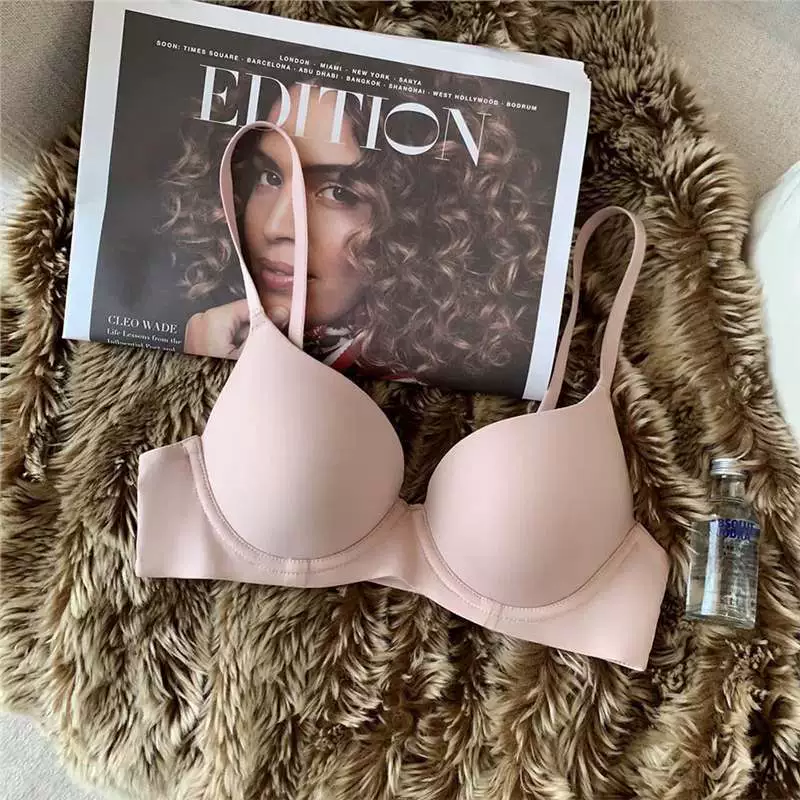 Supporting bra with steel rings, summer thin underwear