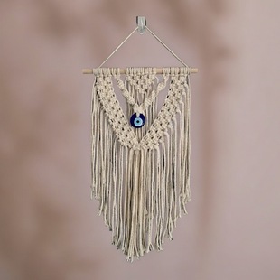 Bohemian Turkish Blue Eyes Tapestries Hand Woven Devil's Eye Wall Decorations
