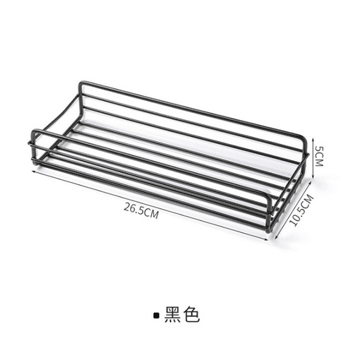 Bathroom rack without punching, bathroom tripod, iron multi-functional wall strip rack, kitchen toiletries