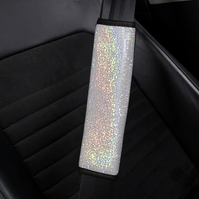 Seat belt shoulder pad bronzing leather car seat