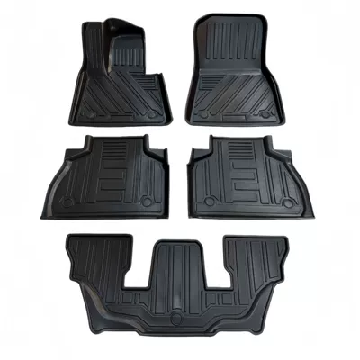 Suitable for 19-26 Models of Bmw X7 Six-Seater/Seven-Seater Cars, Special Car-Specific Waterproof Tpe Floor Mats (Modelə uyğun ayaqaltı) - 19-26-bmw-x7-left-hand-drive-six-seater-single-layer-floor-mats