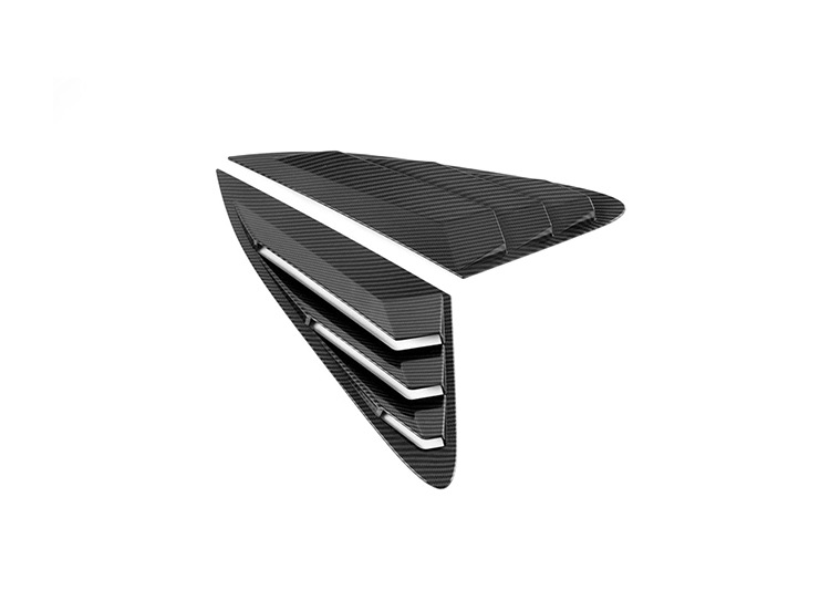 Applicable to 20 Kia K5 Kaiku Rear Window Air outlet triangle shutter decorative patch exterior accessories modification