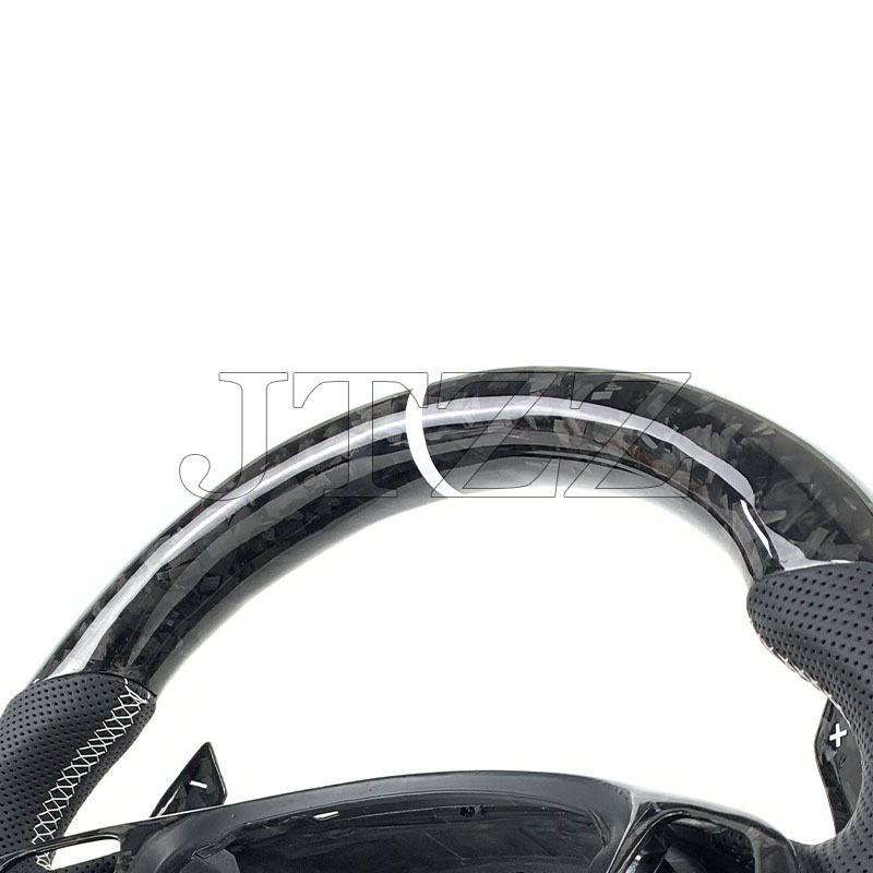 Suitable for Mercedes-Benz W205 C43 C63 E63 A45 GLA45 GLS63 modified carbon fiber steering wheel