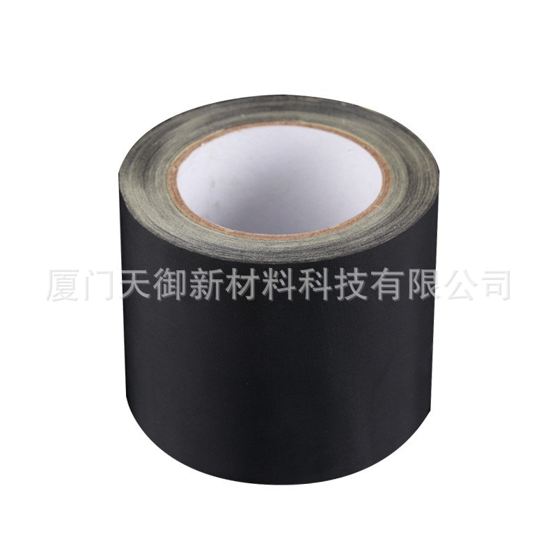 厂家直销耐高温抗老化阻燃环保绝缘固定排线胶布手撕黑色醋酸胶布