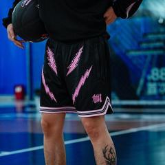 Streetwear Basketball Shorts Basketball Training Fitness Basketball Shorts Basketball Shorts with Mesh Embroidery, Short Summer Shorts