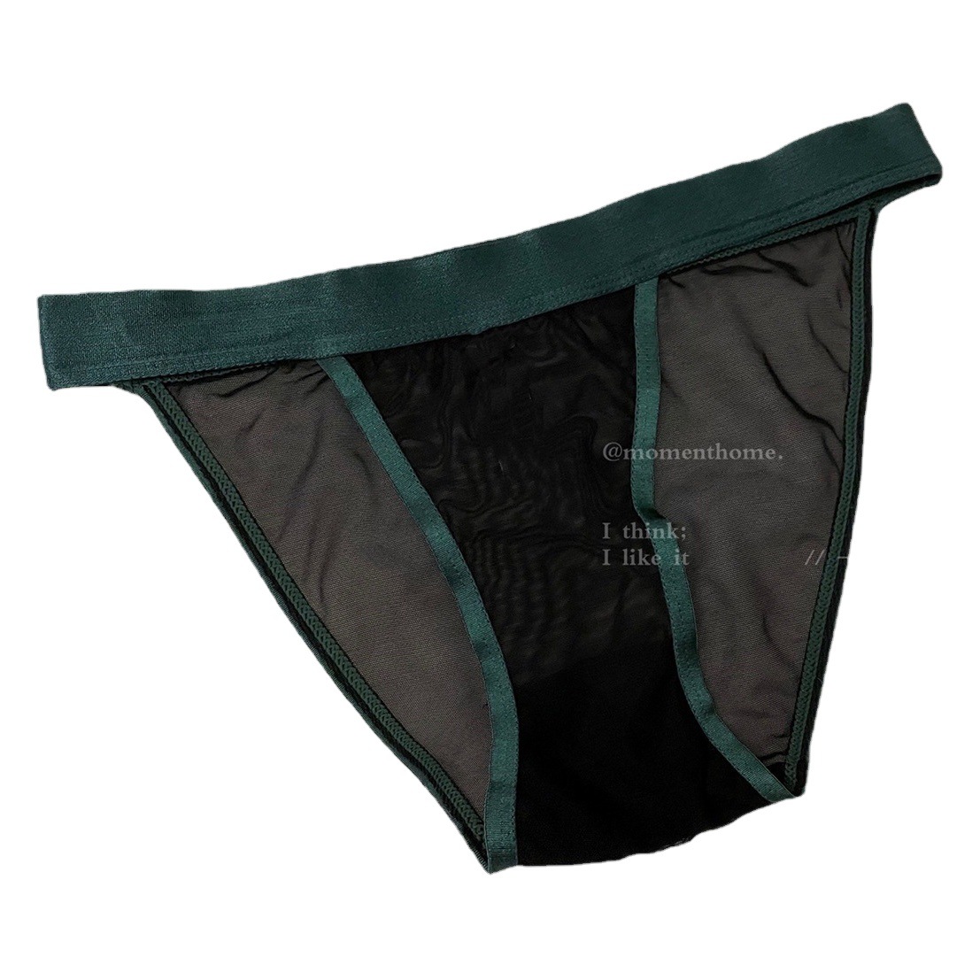Chica caliente de estilo europeo y americano sin costuras sexy ropa interior de malla delgada de las mujeres de ala ancha de cintura baja cómodos calzoncillos de tentación