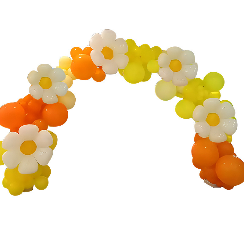 Celebridad en línea nuevo arco de globo set de decoración de atmósfera de apertura escena de diseño de aniversario de cumpleaños