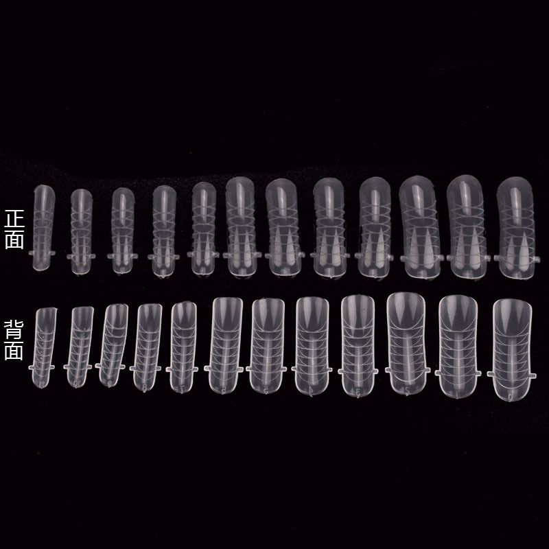 Transfronterizos para manicuras, lente de cristal de manicuras de fototerapia de extensión rápida, 120 piezas de lente de cristal de manicuras de manicuras de escala