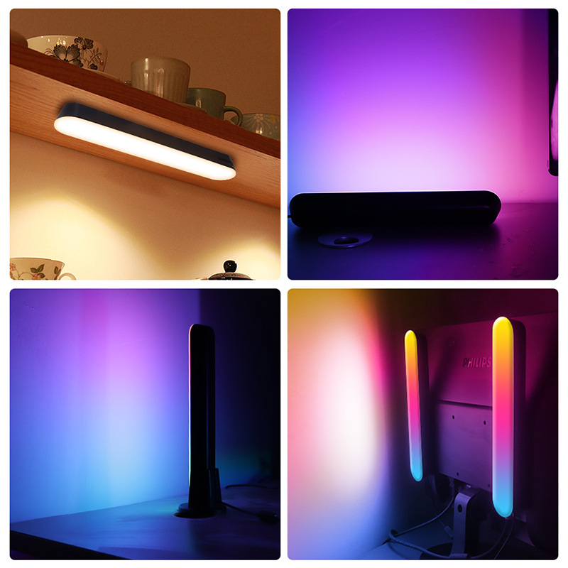 LED inteligente graffiti WiFi ordenador escritorio faro RGB magia color música pickup lámpara Bluetooth piso