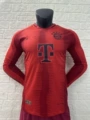24-25 players Bayern home long sleeved