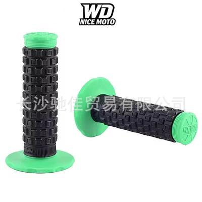 Motorcycle Handle Cover PRO soft handlebar grips, grip - green