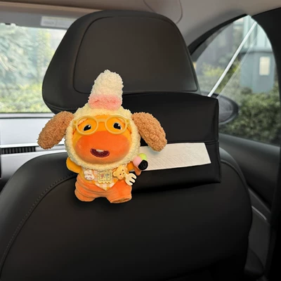 Car tissue box/set for car, headrest tissue box for - originalbingbing-lulu-black-tissue-bag