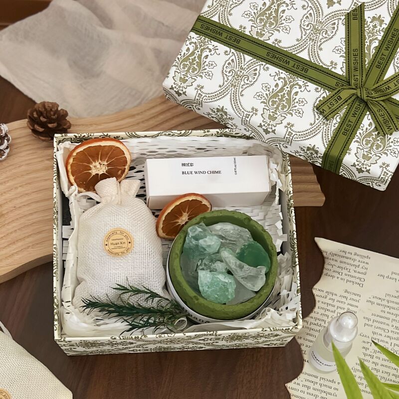New Wilderness Fire-free Essential Oil Enlargement Stone Aromatherapy Gift Box Niche High-end Feeling Accompanying Gift Birthday Gift for Girls
