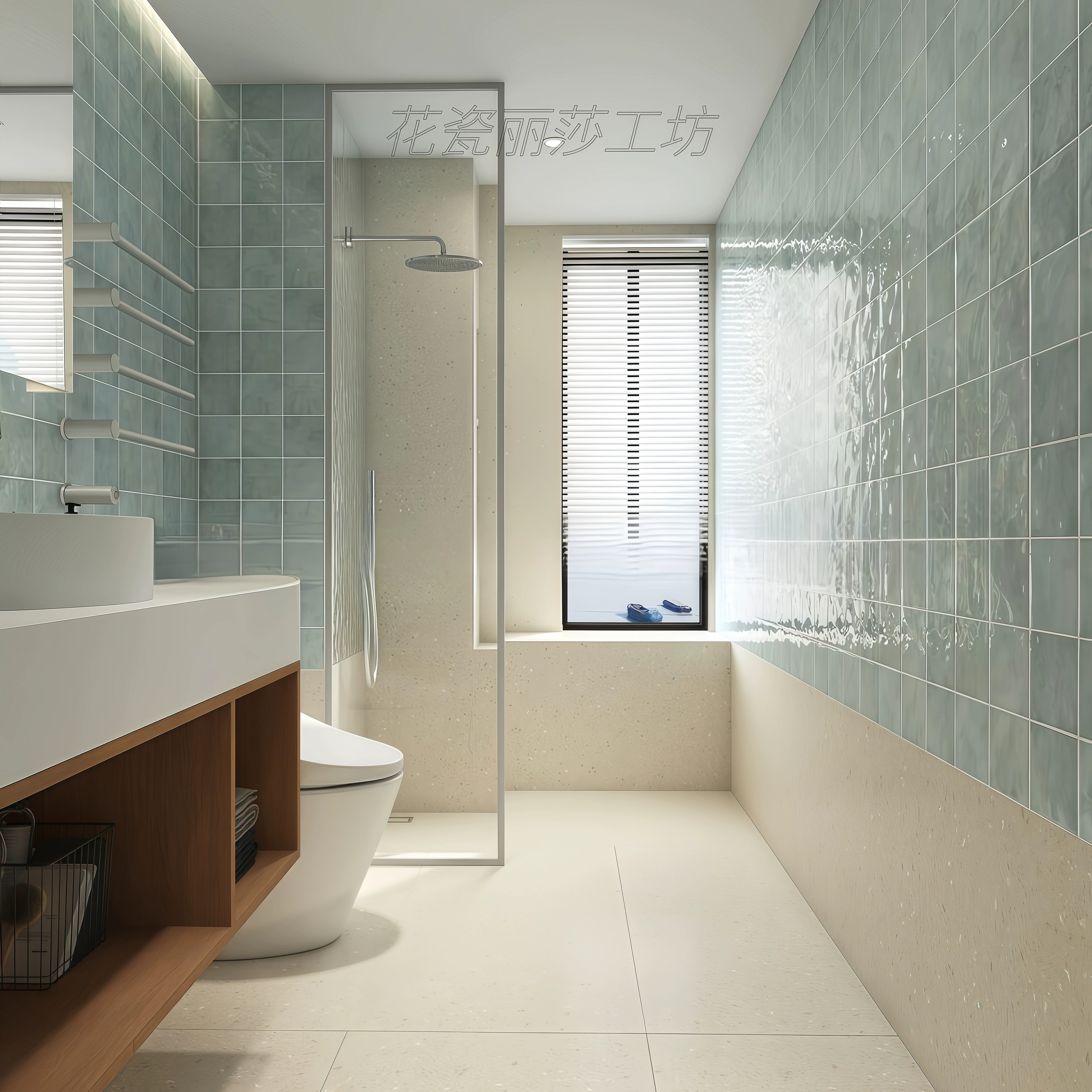 Глянцевая маленькая свежая мозаика, плитка ручной работы, настенная плитка для кухни, ванной комнаты, нескользящая настенная плитка для ванной комнаты B&B