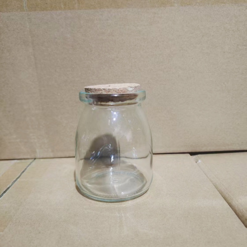 Botella de pudín, taza de jalea de caramelo, taza de yogur resistente a altas temperaturas, taza de pudín de mousse al por mayor, botella de embalaje dividida