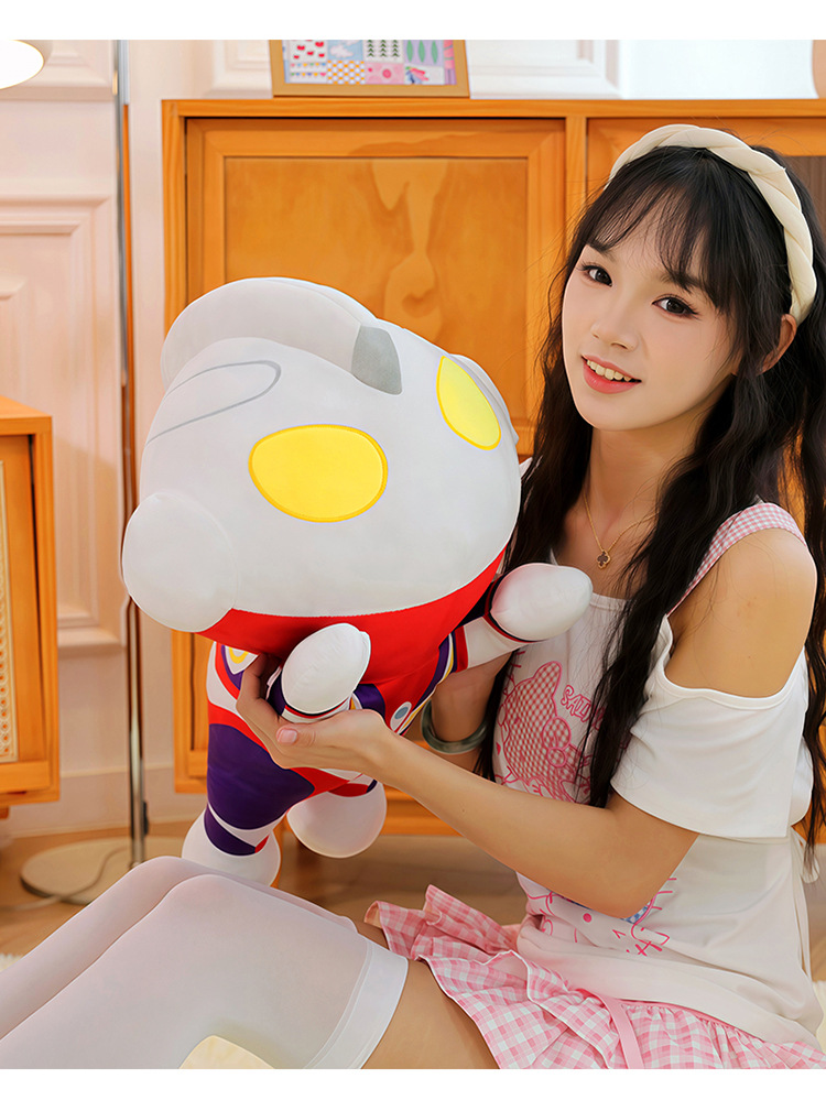 Ultraman Tiga Flying Plush Doll Children's Comfort Toy Boy Sleeping Pillow Birthday Gift Stuffed Doll