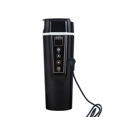 Intelligent car electric heating cup car heating cup thermos 12V24V universal portable (Digər kiçik elektrik cihazlar) - fcc-390-black-english-display-manual-in-english