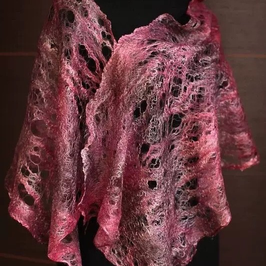 Merino Wool Strip Soft Wool Mixed Color Art Effect Material Felt Wet Felt