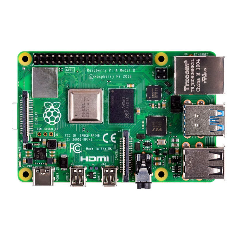 Raspberry Pi 4-го поколения Raspberry Pi 4B, плата разработки, Python, Bluetooth 5.0, оригинал