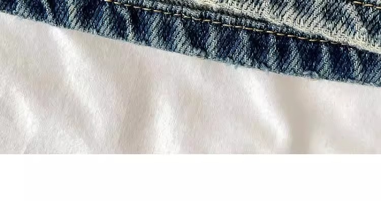 Vintage Washed High Waist Wide Leg Denim Shorts For Women – Retro Blue & Classic Blue – Plus Size S-5xl – Comfortable Cotton Mid-Length Capris_ecoleips.com
