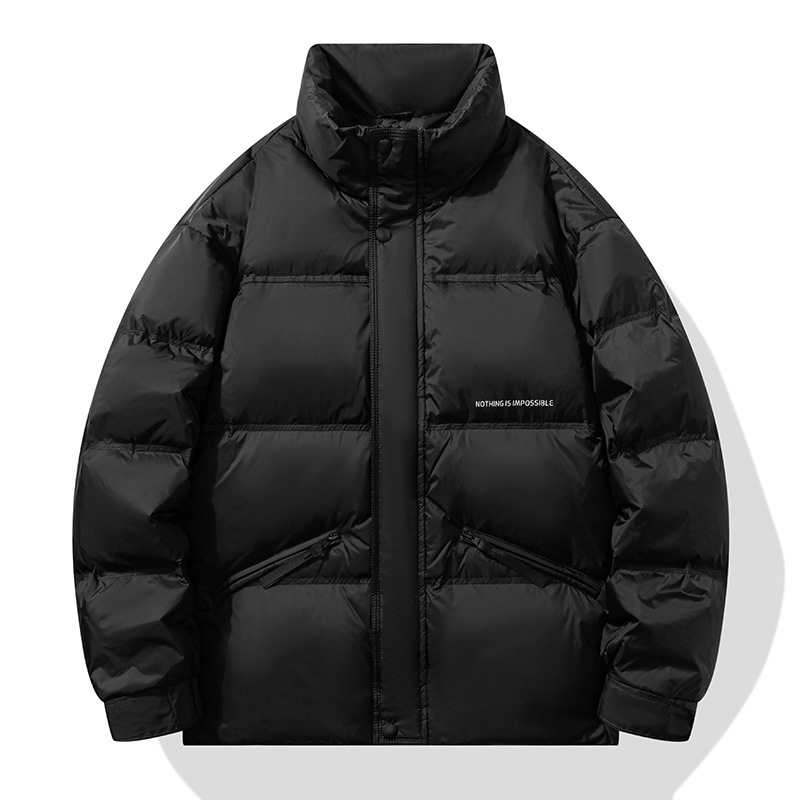 Los hombres de pato blanco abajo cuello abajo chaqueta los hombres invierno japonés marca moda pareja abrigo invierno 2023 nuevo