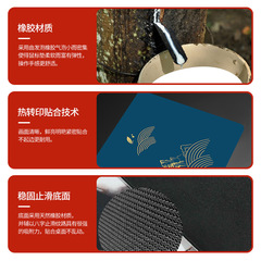 Wholesale Large-Sized Mouse Mat with Locking Edge, Office Shortcut Keys, Customizable with Logo Printing, Personalized Computer Desk Mat Made to Order