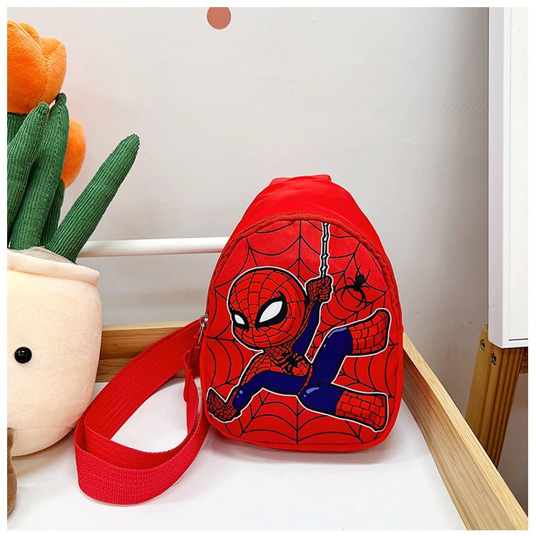 Children's Bags New Style Kindergarten Baby Cute Cartoon Chest Bag Stylish Casual Small Backpack Shoulder Bag for Boys and Girls