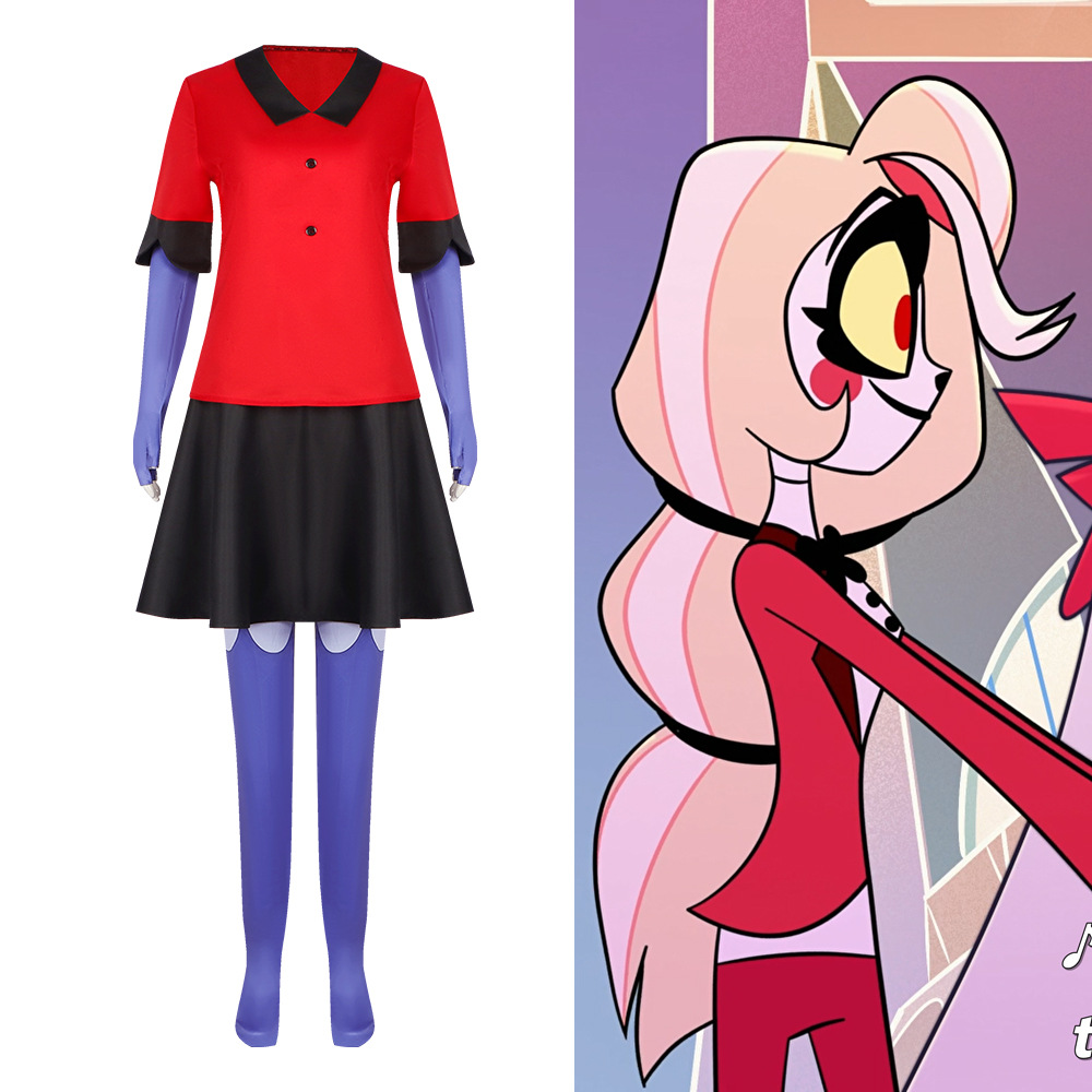 地獄客棧cos 服 動漫人物守護者維姬Vaggie表演演出服cosplay服裝