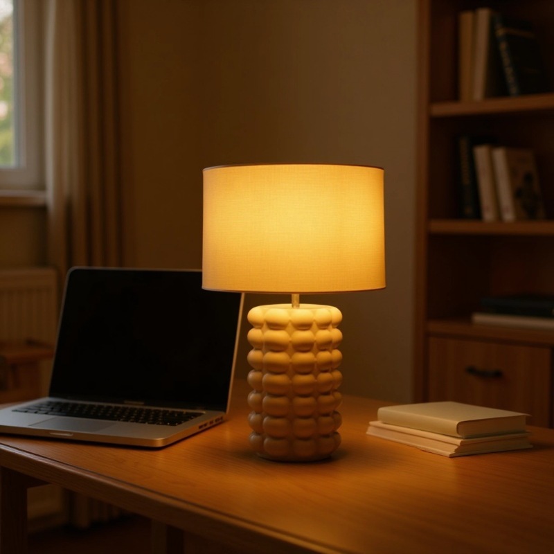 Nuevas lámparas de escritorio transfronterizas nórdicas modernas y simples lámparas de escritorio de resina de cabecera de cama dormitorio decoración de lámparas de escritorio