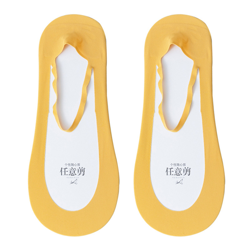 Calcetines de seda de hielo para niños de verano delgados no caen calcetines de barco absorción de sudor antiolor fondo de algodón calcetines superficiales Zhuhai al por mayor