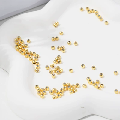 silicone positioning beads color protection 18K: Zərgərlik ara hissələri