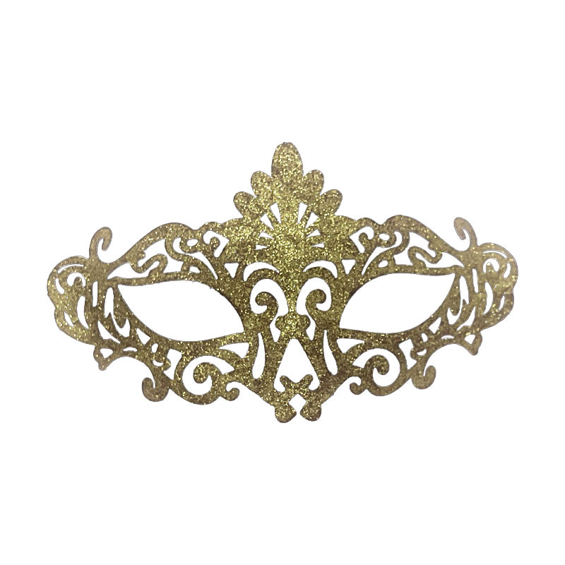 Nuevo Halloween máscara de mitad de cara retro retro máscara de polvo de pavo real máscara de maquillaje máscara de fiesta máscara de ojos