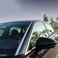 Для 19-24 Audi A6L переднее лобовое стекло декоративная полоса новый A6L из нержавеющей стали окна светлого кузова