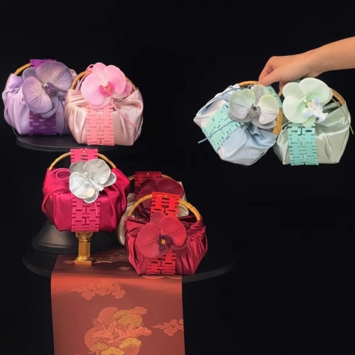 新しい中国風のウェディングキャンディボックス、ウェディングキャンディギフトボックス、空箱、証明書、婚約キャンディバッグ、テーブルキャンディボックス装飾品|undefined