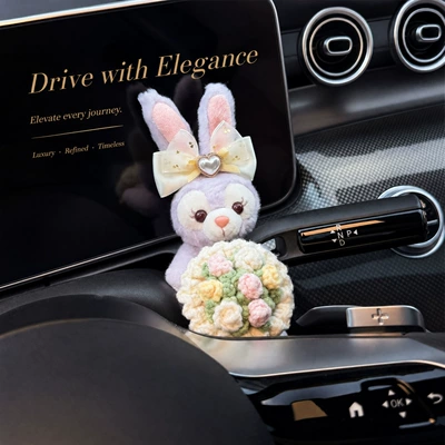 Other Automotive Interior Supplies Wiper Turn Signal Decoration - buying-agent-level-sweet-face-holding-flower-star-dew
