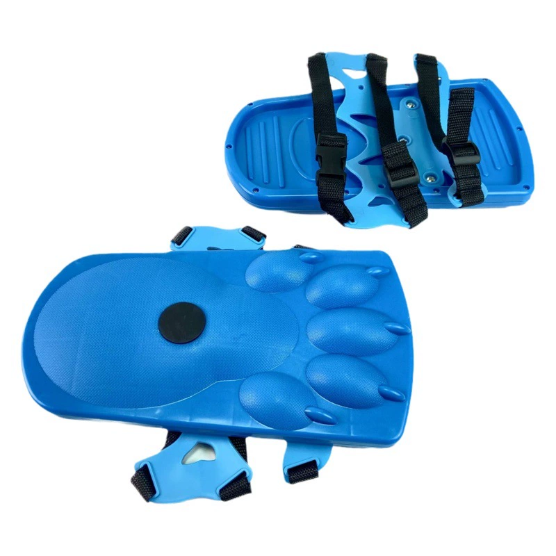 Чехлы для обуви с принтом медвежьей лапы и синими следами динозавра, с отчетом CPC