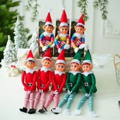 国境を越えた人気のクリスマスエルフ人形クリスマスエルフ人形本棚エルフクリスマス人形装飾品