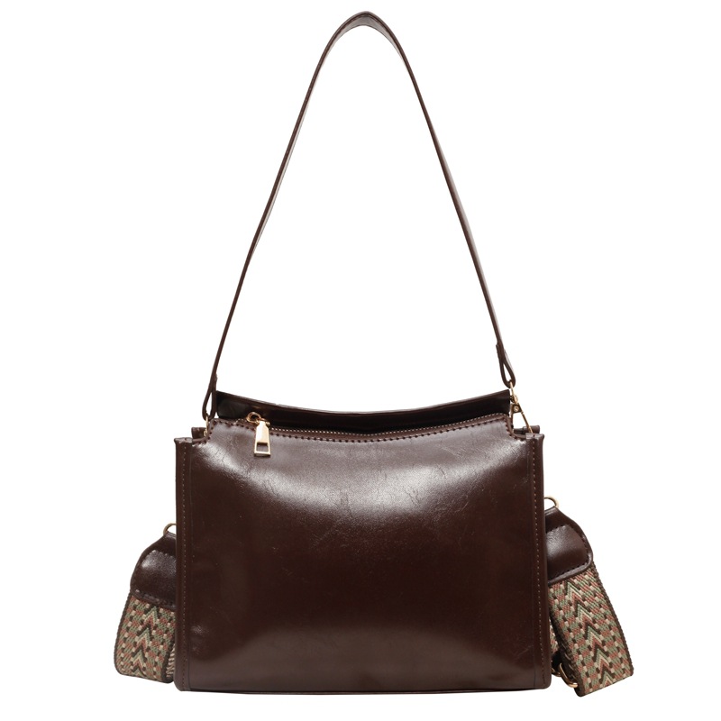 Underarm women 2024, new high-end and versatile Maillard broadband single shoulder crossbody for women's pillow bag_voghion.com