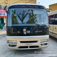 出口23座丰田考斯特通勤商务豪华巴士木地板 6米欧三电动门客车