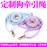 工厂定制可调节狗项圈防爆冲狗绳狗链子中型犬跨境宠物牵引绳定制