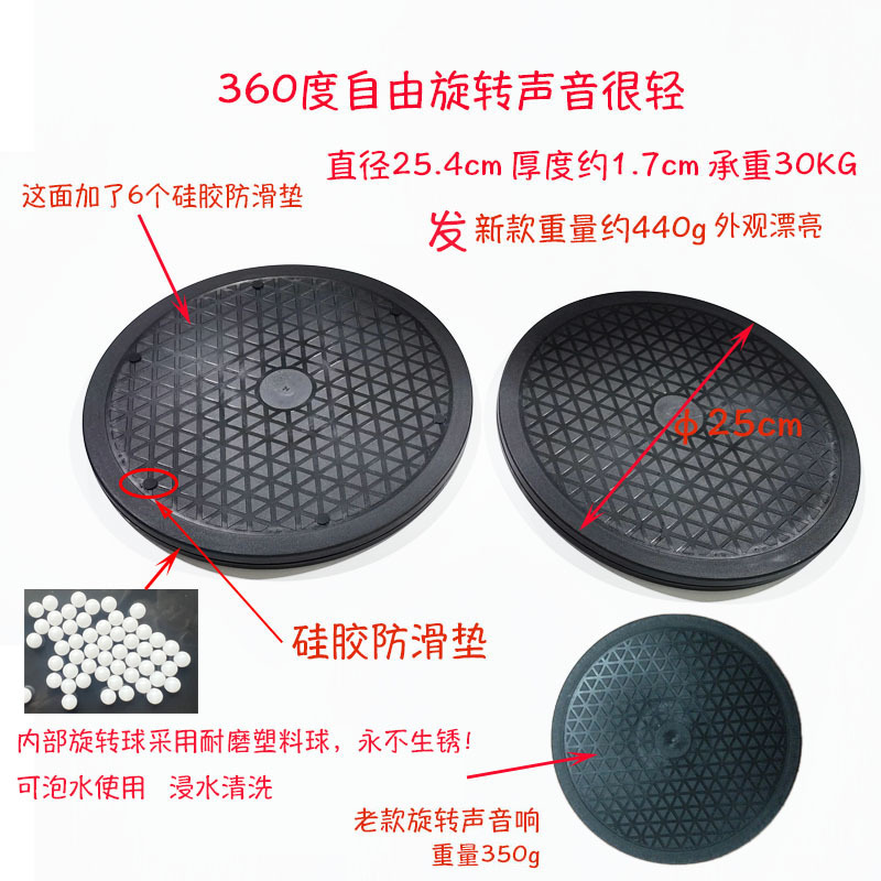 # マルチ仕様 (8cm-40cm) 多機能回転ベース耐荷重プラスチック包装およびシールターンテーブル盆栽ディスプレイ|undefined