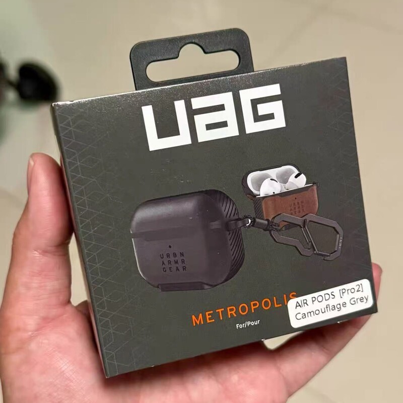 UAG TPU leather case suitable for AIRPODS PRO 123 pro2 business leather split earphone protective case UAG TPU leather case suitable for AIRPODS PRO 123 pro2 business leather split earphone protective case