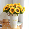 Realistic decorations solar-powered indoor, props, sunflower, wholesale