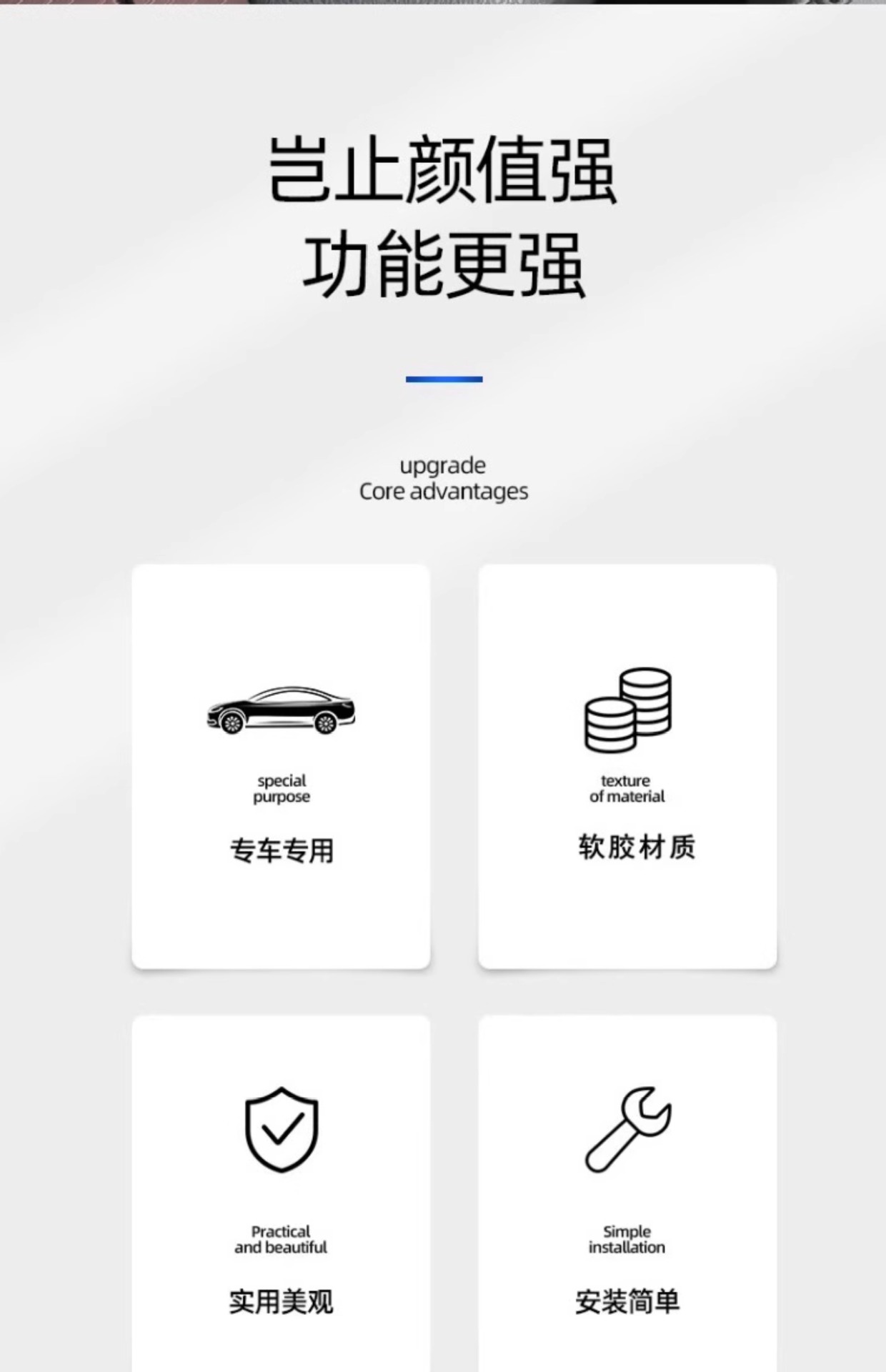 Suitable for Toyota Sienna Central Control Armrest Box Cover Anti-Slip Mat Sienna Anti-Leakage Strip Grevia Accessories Modification
