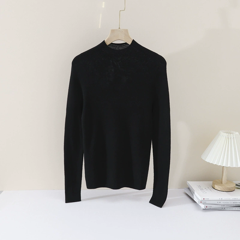 Кашемировый свитер 90S Merino, 48 шт., ультратонкий, машинная стирка, бесшовный, длинный рукав, красная основа