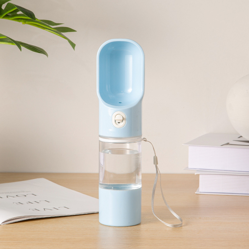 Taza de agua portátil para perros fuera de casa botella de agua portátil para mascotas al aire libre acompañante taza de agua paseando perro alimentador de agua