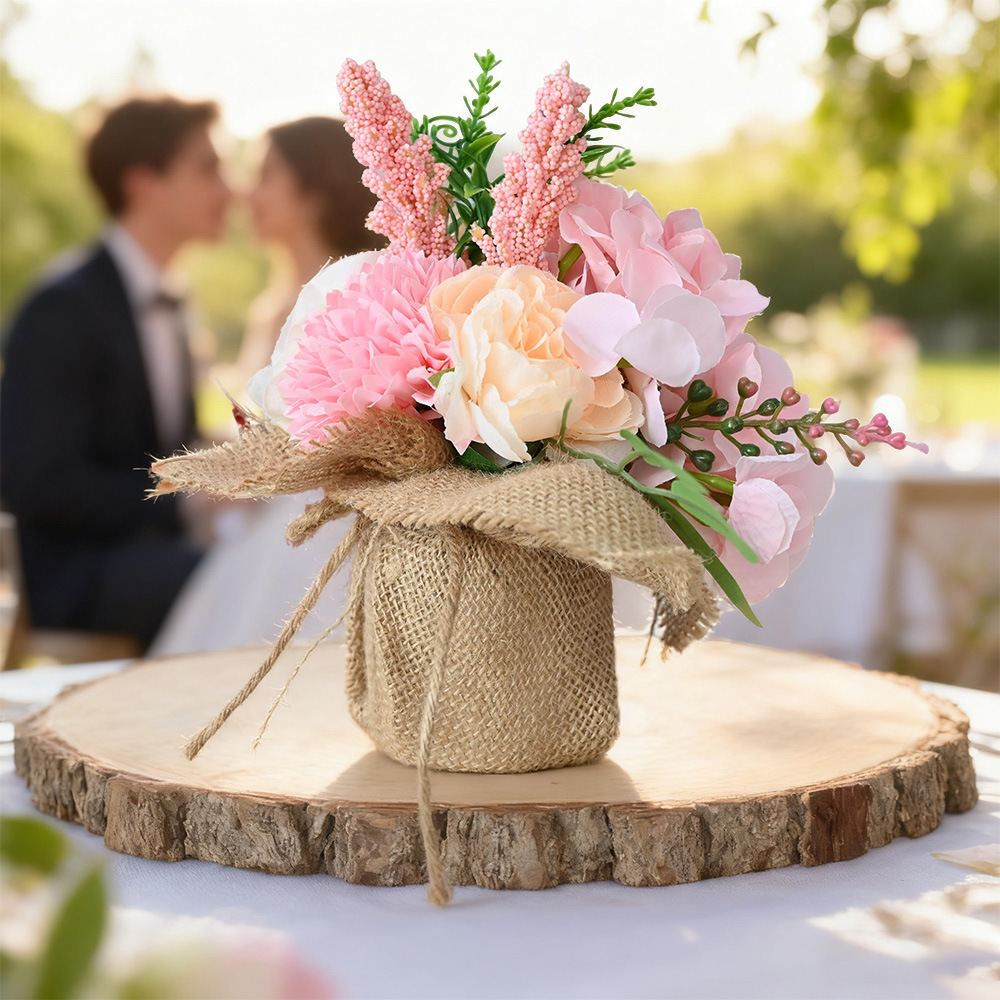 Nuevos productos transfronterizos para el día de San Valentín decoraciones florales peonía ornamentación fiesta de citas decoraciones de boda belleza