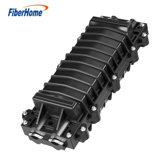 烽火卧式 接头盒2进2出光纤光缆接续盒接线盒 24芯二进二出接头包