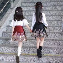 半袖シャツ馬面スカートセット