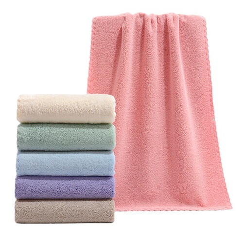Coral velvet lace towel 85g thick absorbent face towel gas station welfare wholesaler super gift towel